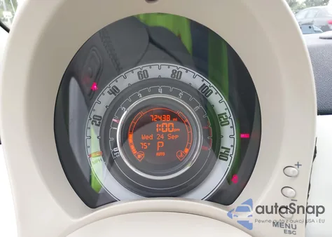 2012 Fiat 500C Lounge from USA, damaged, VIN 3C3CFFER3CT237311